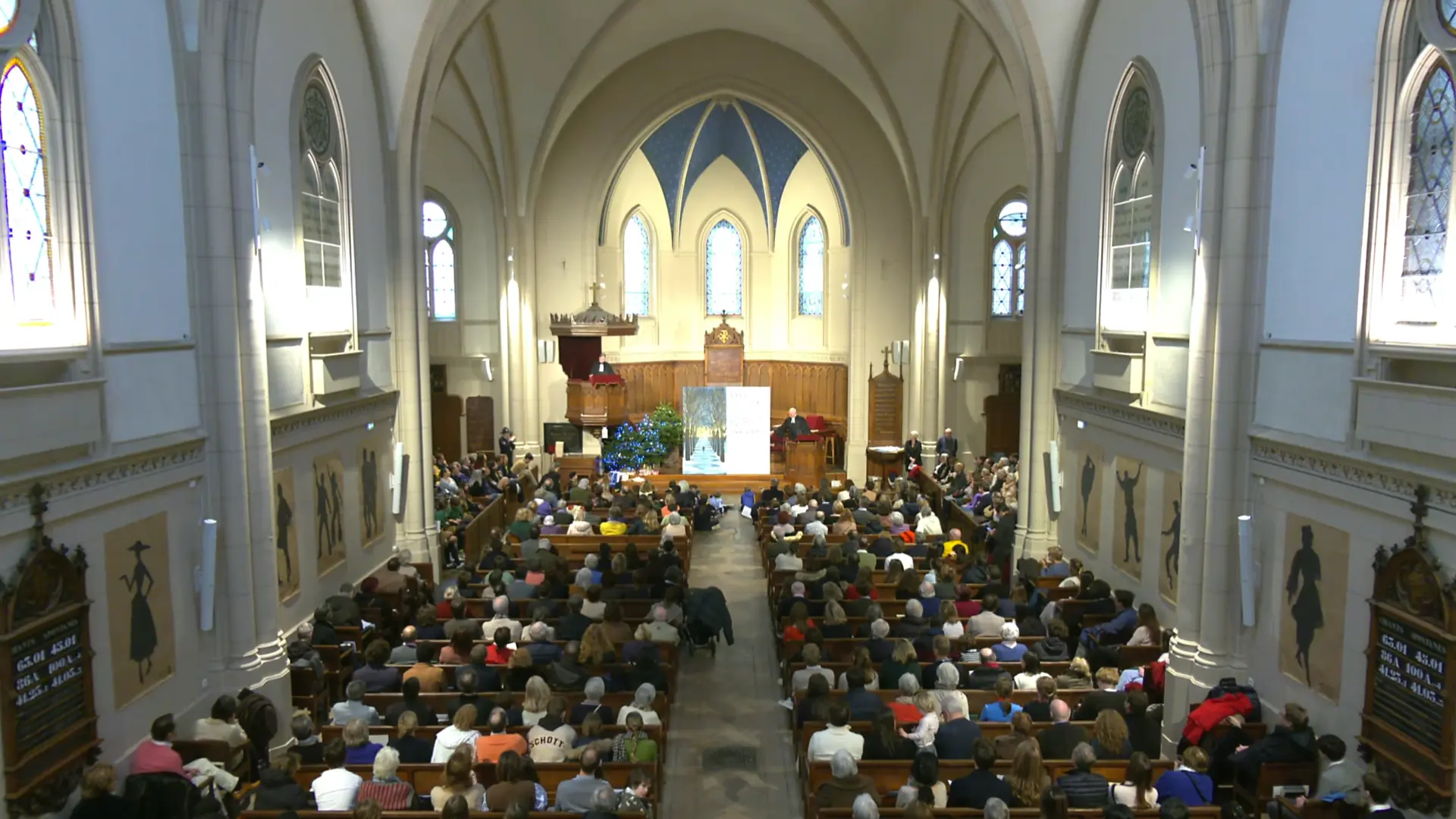 Cérémonie de Noël à l'Eglise de L'Etoile Paris